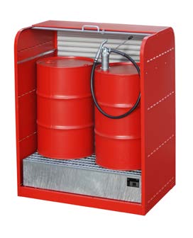 Gesahrstoff-Rollenschrank-RSG-1 GEFAHRSTOFF-ROLLLADENSCHRANK RSG-1