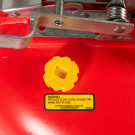 HDPE Sicherheits-Abfallbehälter 8 Lieter , rot für brennbare Flüsssigkeiten mit eingebauter Füllanze