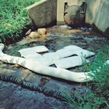 Ölsperre (Oil-Only) aktiv, mit PP-Flocken, Ø 20 cm x 3 m