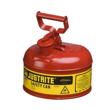Sicherheitsbehälter Typ I, für brennbare Flüssigkeiten, 4 Liter, in rot