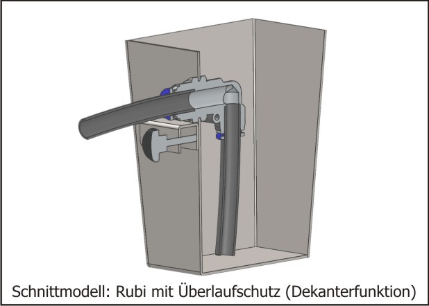 Rubi - Auffangbehälter für Fremdöl inkl. Überlaufschutz