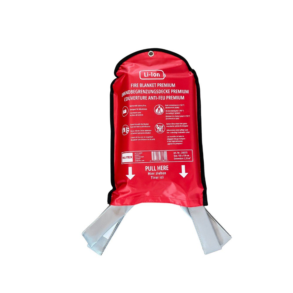 Brandbegrenzungsdecke für Akku-Kleingeräte 1,5 x 1,5 m