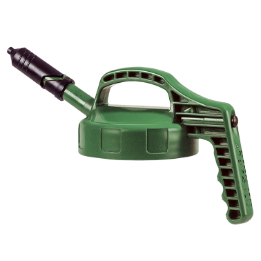 100405_Dosierdeckel_Oelkanne_Abfuellkanne_mini_lid_oil_can_decant_can_RAW_International Dosierdeckel für Flüssigkeitsbehälter, mit dünnem Auslauf, mittelgrün
