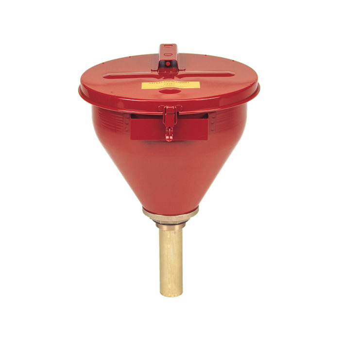 Sicherheitsfasstrichter, Falmmsperre, 152 mm, rot