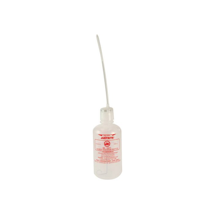 14011-lg_3 Ausgabeflasche 1 Liter mit flexiblem Schlauch für brennbare Flüssigkeiten, transparent