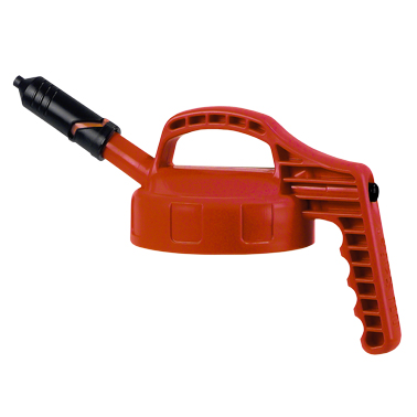100406_Dosierdeckel_Oelkanne_Abfuellkanne_mini_lid_oil_can_decant_can_RAW_International Dosierdeckel für Flüssigkeitsbehälter, mit dünnem Auslauf, orange