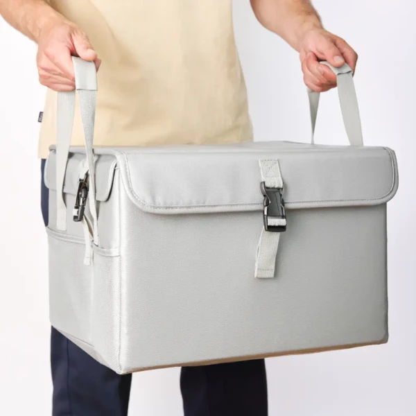 VLITEX Akku Sicherheitsbox XL  6 Trenntaschen