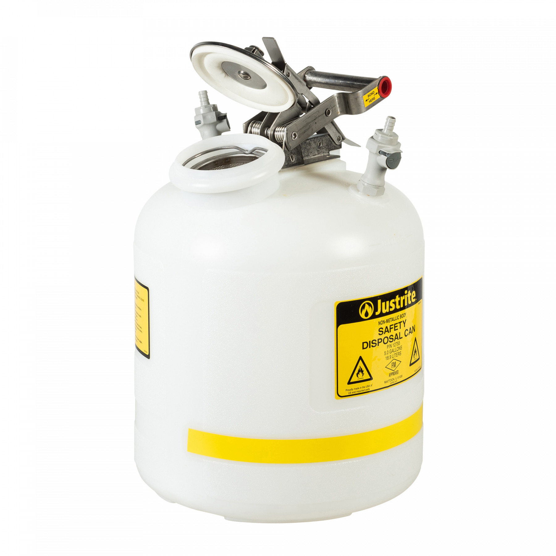 HPLC Sicherheitsentsorgungsbehälter mit Polypropylenelarmaturen 19 Liter-Copy