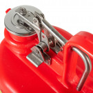HDPE Sicherheitsbehälter Typ I, 2 Liter in rot für brennbare Flüsssigkeiten