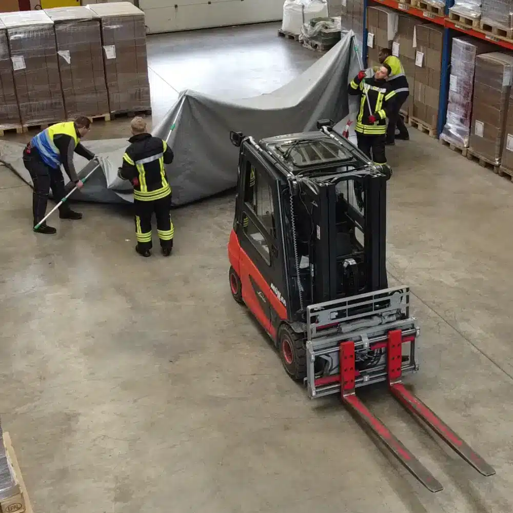 Brandbegrenzungsdecke für E - Gabelstapler, Kleinbus, große SUV