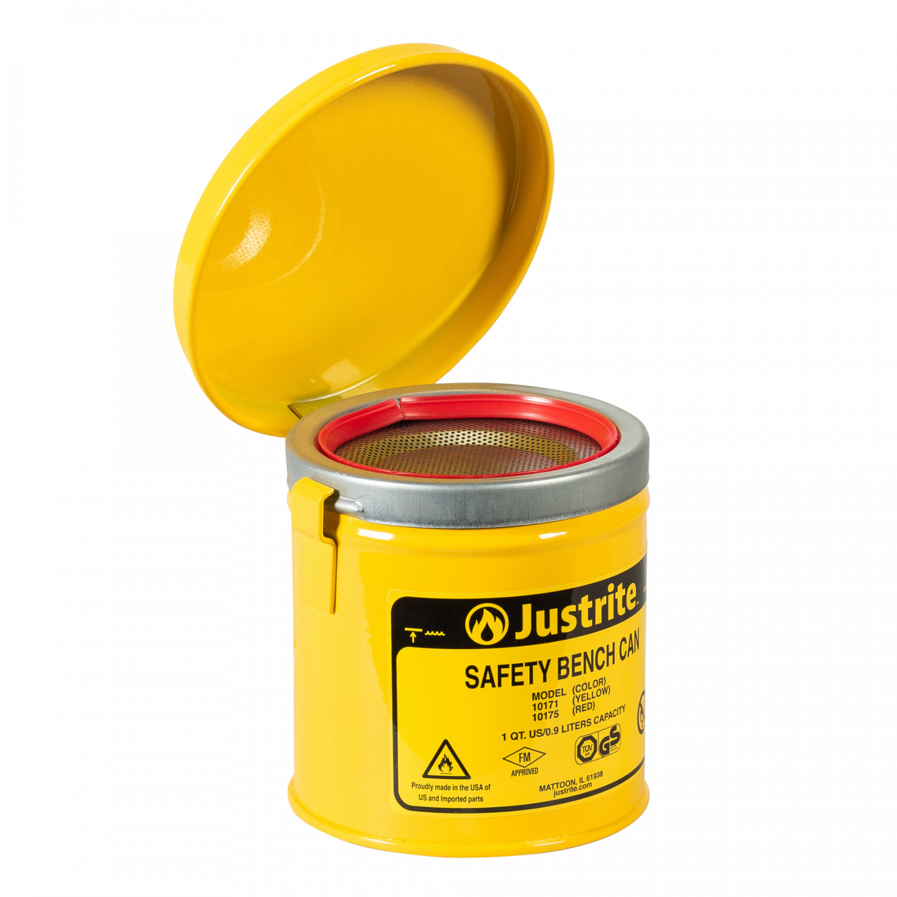 Sicherheits-Tauchbehälter für Kleinteile, 1  Liter in gelb