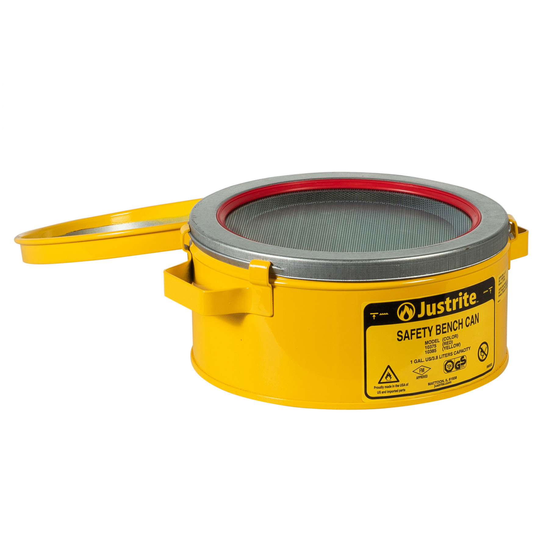 Sicherheits-Tauchbehälter für Kleinteile, 4  Liter in gelb