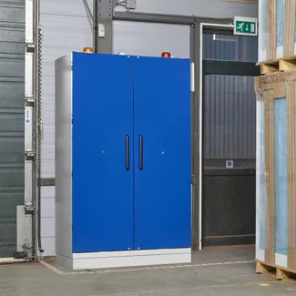 EN Lithium Battery Safety Cabinets - 90 Minutes 226-LT Justrite lithium-ion cabinet 207 x 60 x 60 cm Right