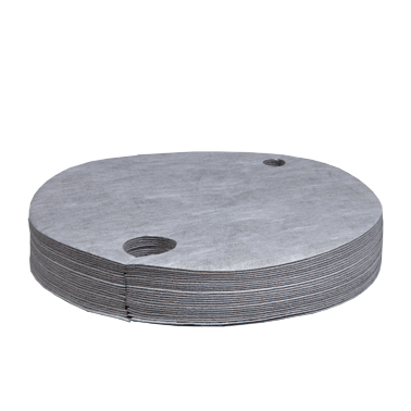 66-30-92-E_Fassabdeckung_grau_Universalbindevlies_Fassabdeckung_Bindevlies_Fassauflage_Chemikalien_Bindemittel_universal_binding_fleece_drum_cover_chemical_sorbent_pad Fassabdeckungen, Universal-Bindevlies, grau 25 Stück