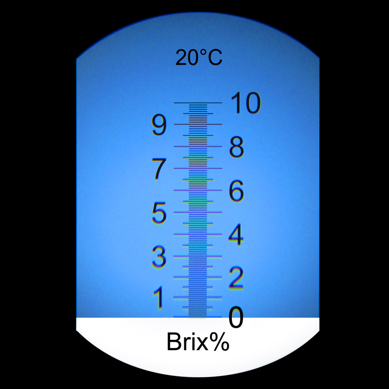 Refraktometer PCE-010-LED mit LED-Beleuchtung