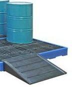 30-10-04_Rampe-Bodenelemente_Flaechenschutzsystem_Bodenwannen_Fasslager Rampe für Bodenelemente