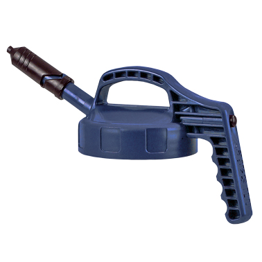100402_Dosierdeckel_Oelkanne_Abfuellkanne_mini_lid_oil_can_decant_can_RAW_International Dosierdeckel für Flüssigkeitsbehälter, mit dünnem Auslauf, blau